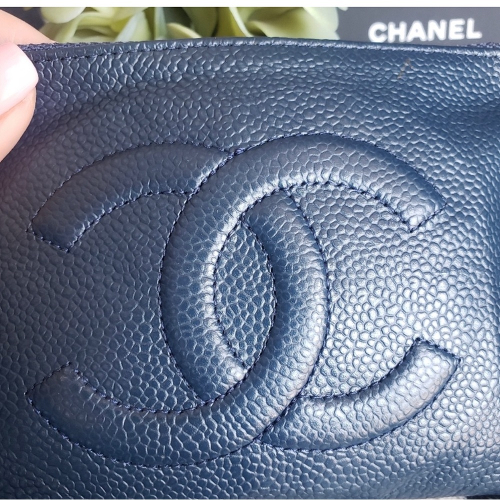 Authentic Chanel O Case Pouch Crossbody